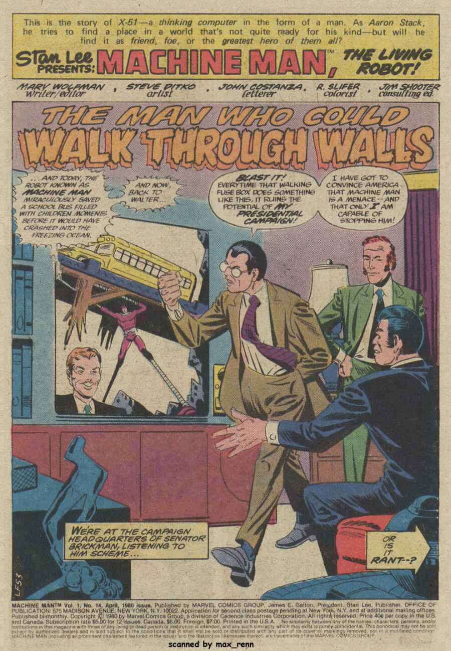 Machine Man (1978) Issue #14 - Page 2