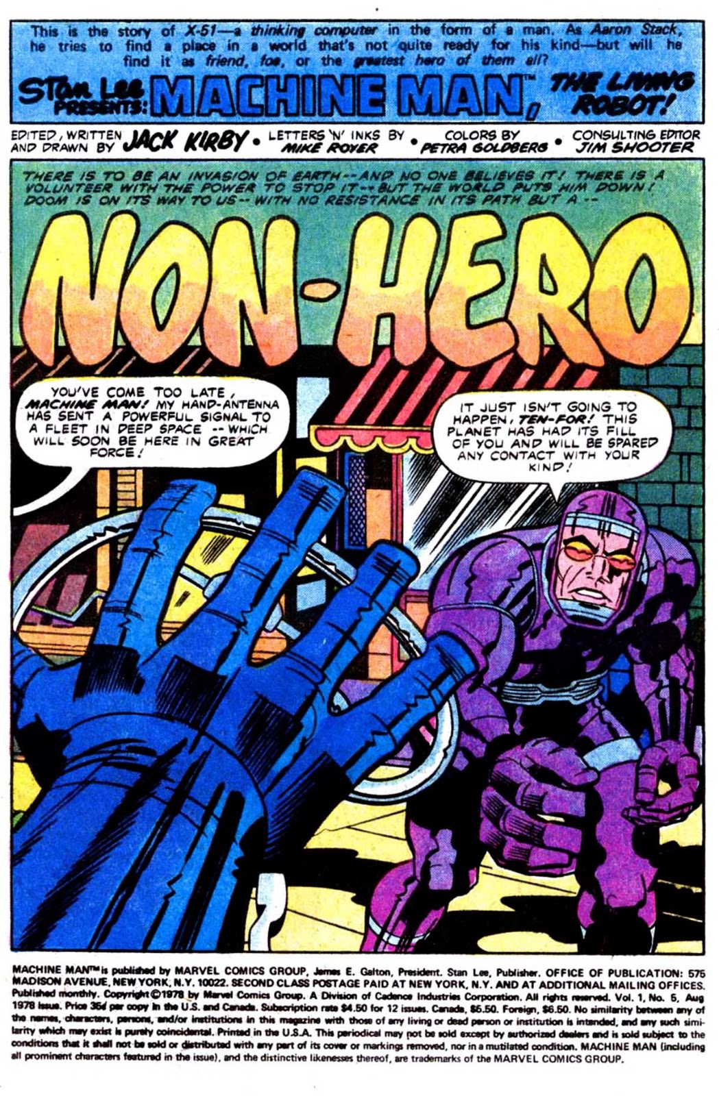 Machine Man (1978) Issue #5 - Page 2