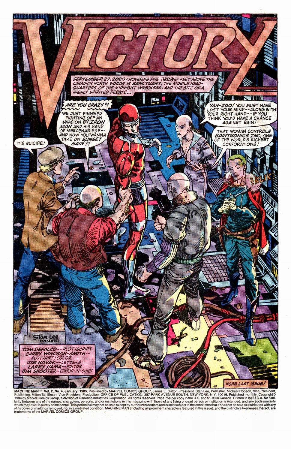 Machine Man (1984) Issue #4 - Page 2