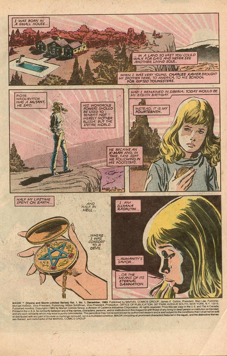 Magik (Illyana and Storm Limited Series) Issue #1 - Page 2
