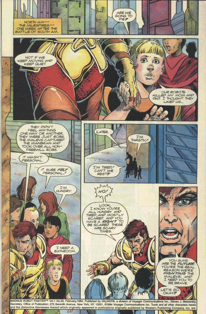 Magnus Robot Fighter (1991) Issue #33 - Page 2