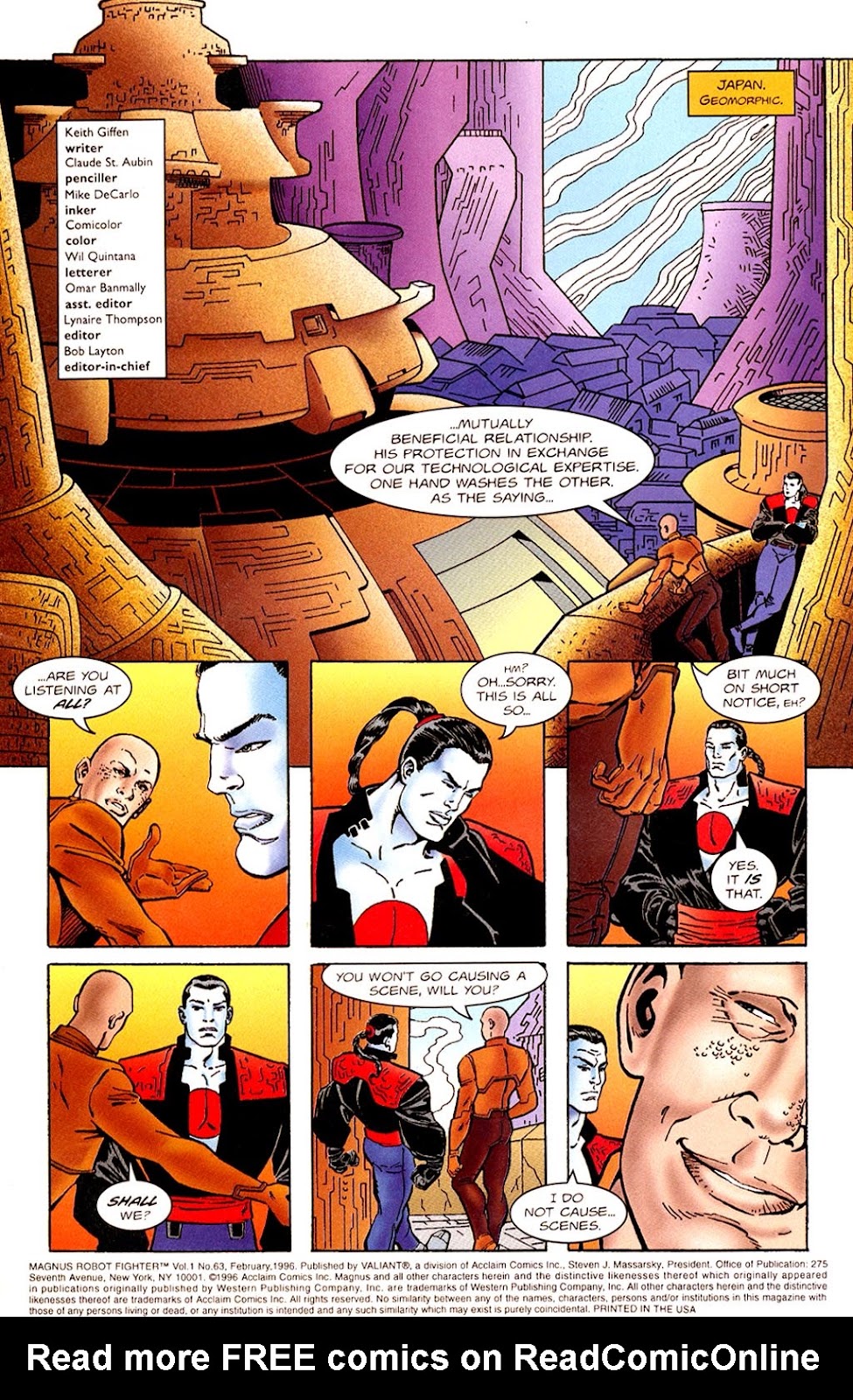 Magnus Robot Fighter (1991) Issue #63 - Page 2