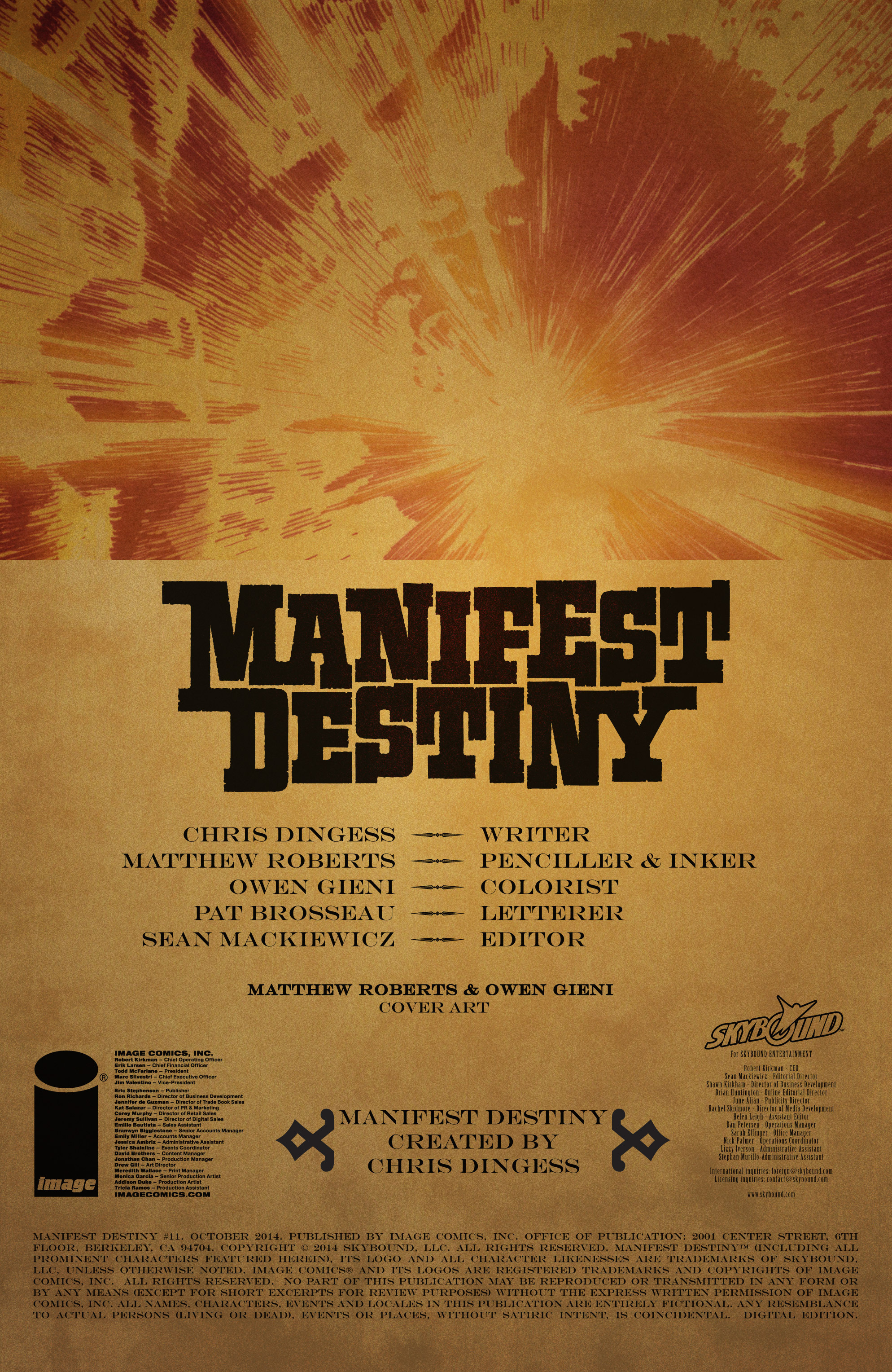 Manifest Destiny Issue #11 - Page 2