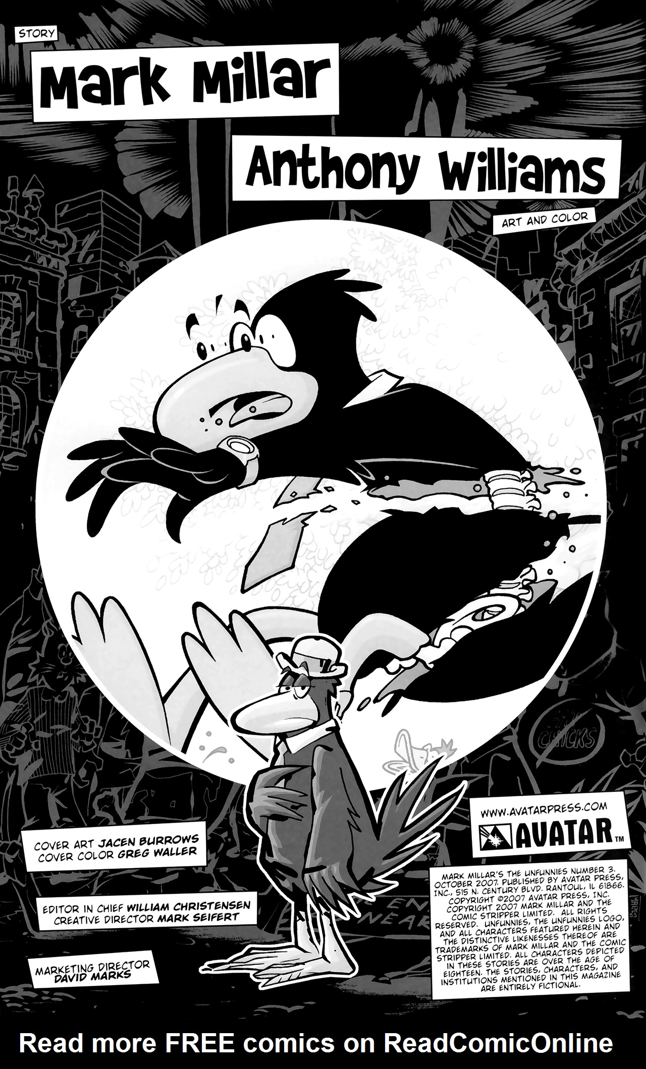 Mark Millar's The Unfunnies Issue #3 - Page 2