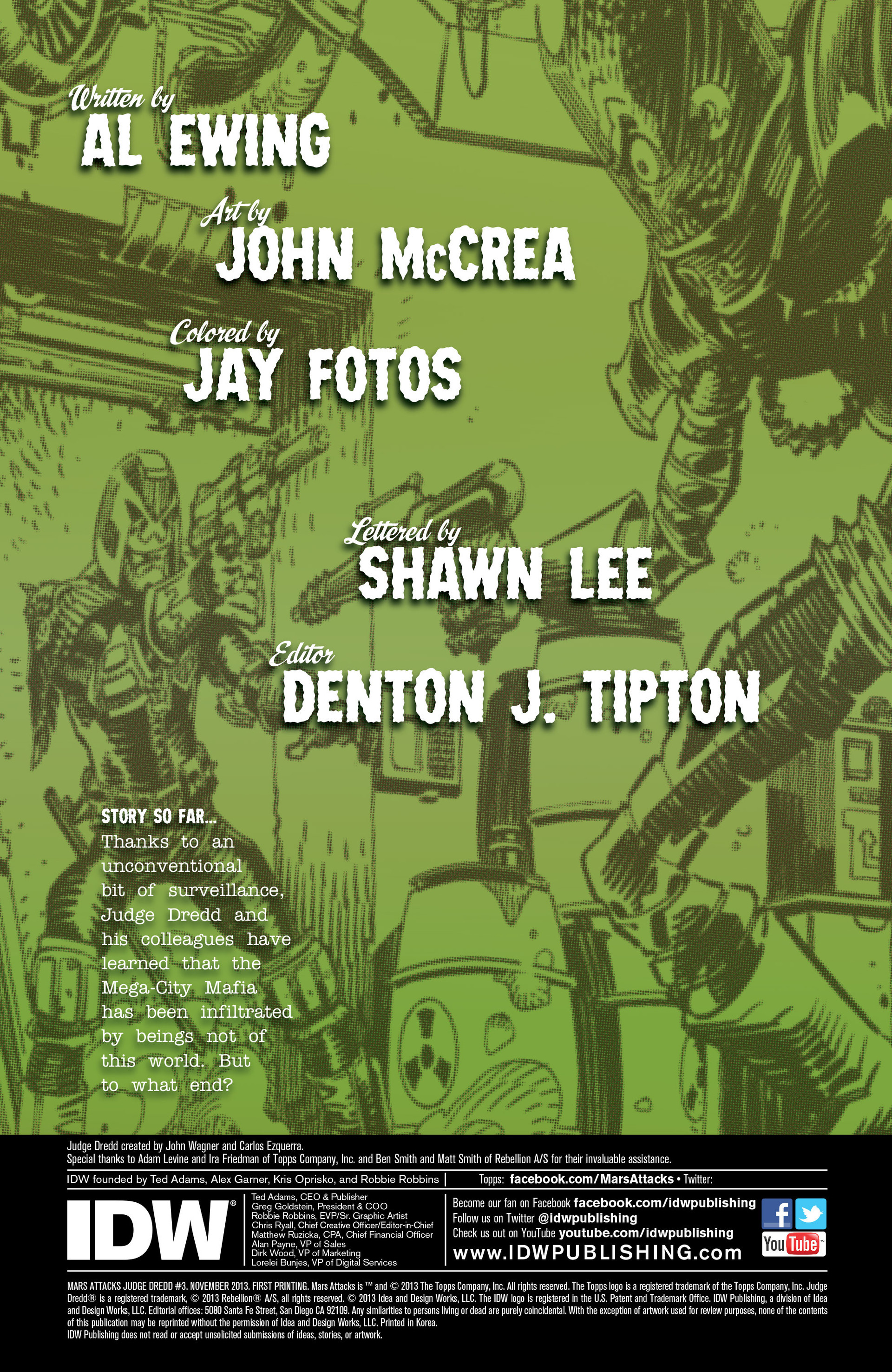 Mars Attacks Judge Dredd Issue #3 - Page 2