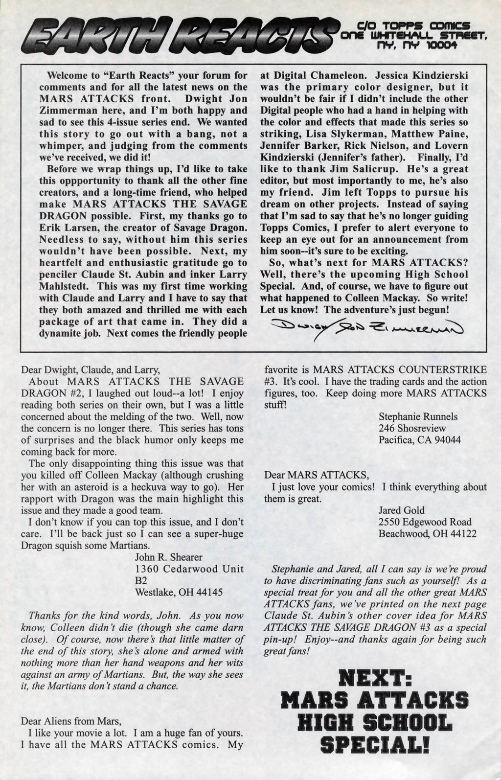 Mars Attacks The Savage Dragon Issue #4 - Page 28