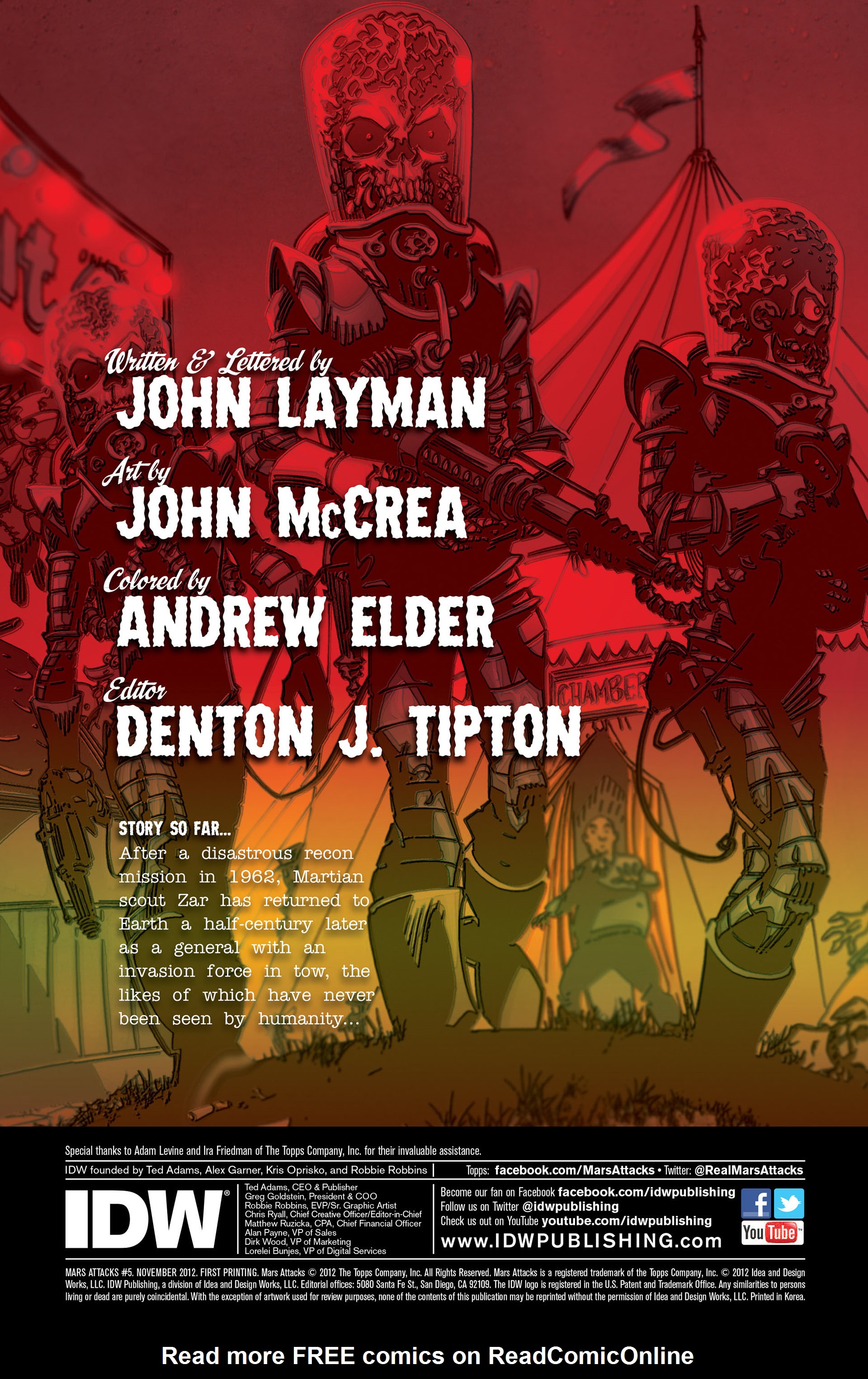 Mars Attacks (2012) Issue #5 - Page 2
