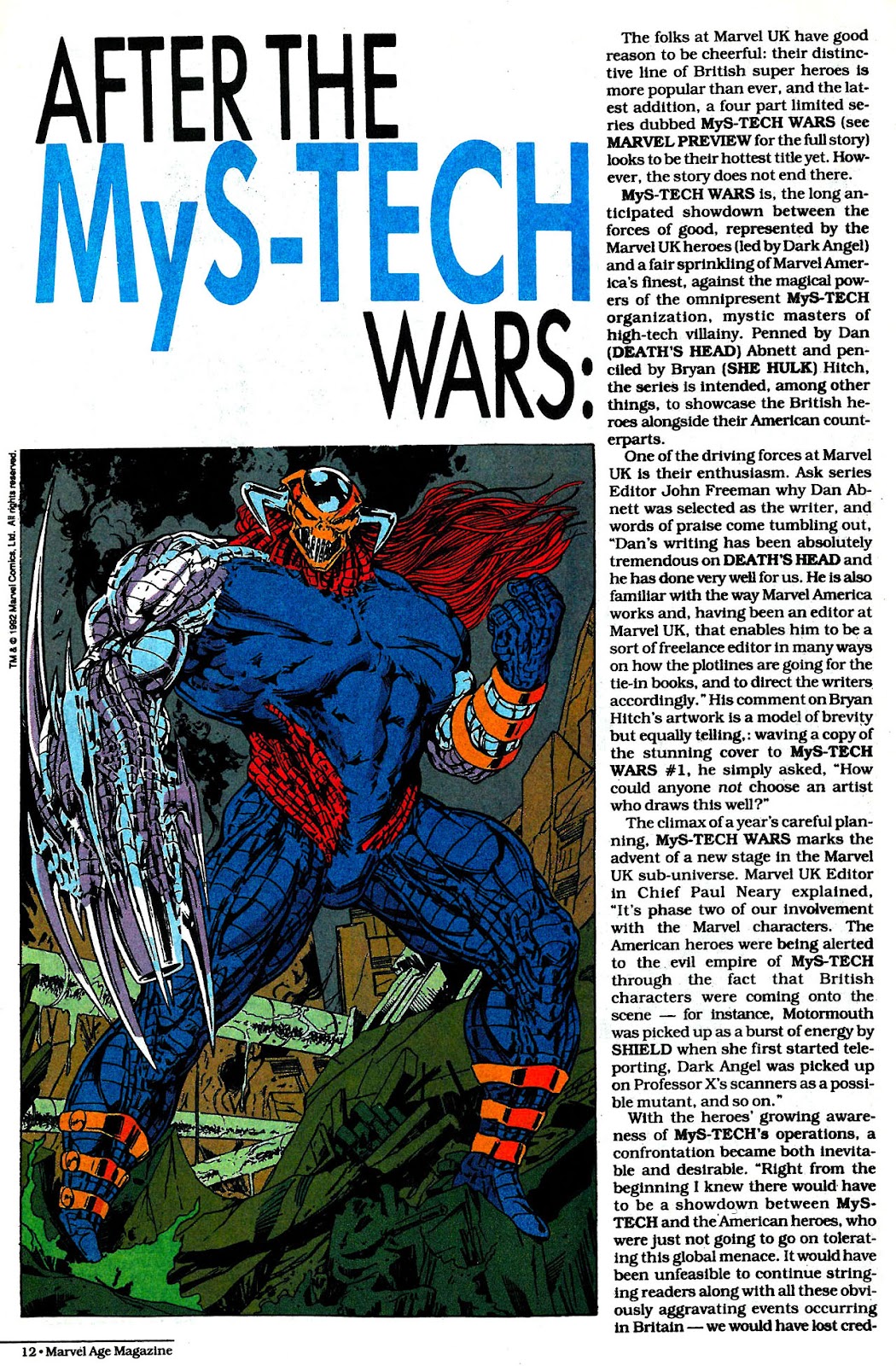Marvel Age Issue #121 - Page 14