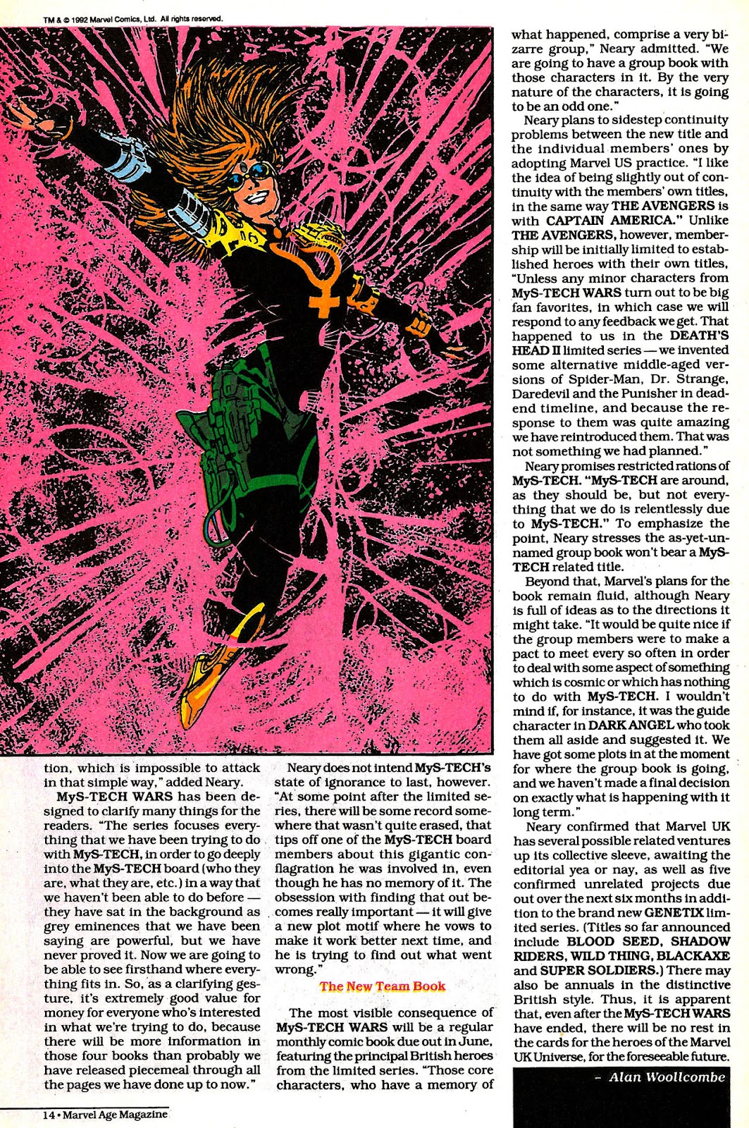 Marvel Age Issue #121 - Page 16