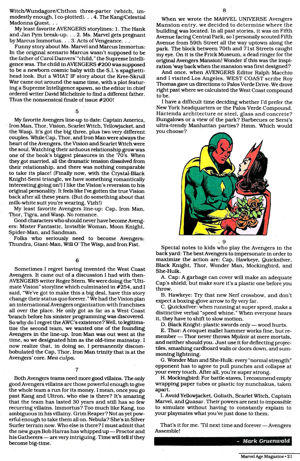 Marvel Age Issue #122 - Page 22
