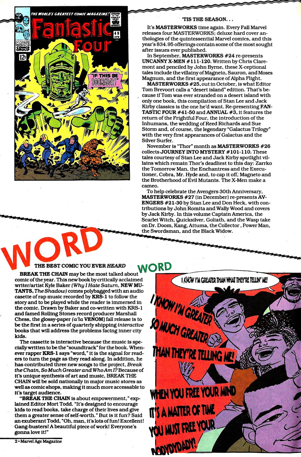 Marvel Age Issue #128 - Page 4