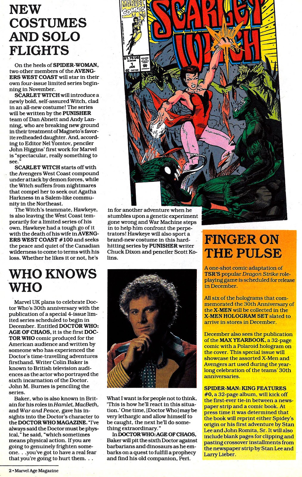 Marvel Age Issue #131 - Page 4