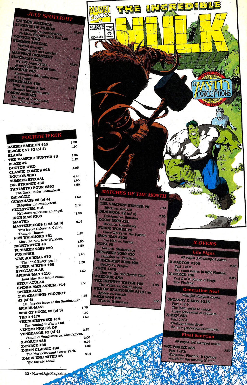 Marvel Age Issue #139 - Page 32