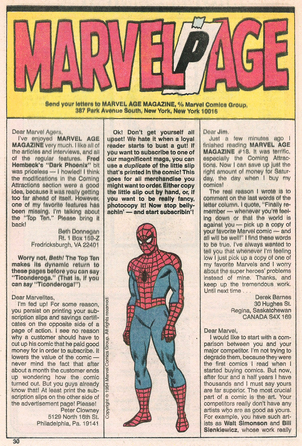 Marvel Age Issue #21 - Page 31