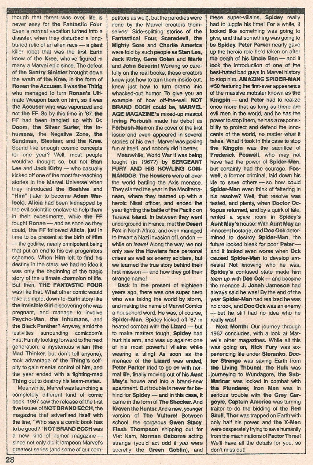 Marvel Age Issue #26 - Page 29