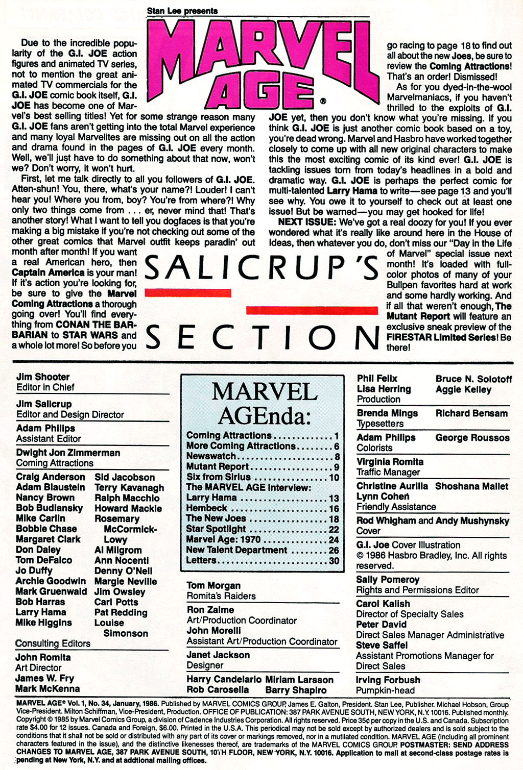 Marvel Age Issue #34 - Page 2