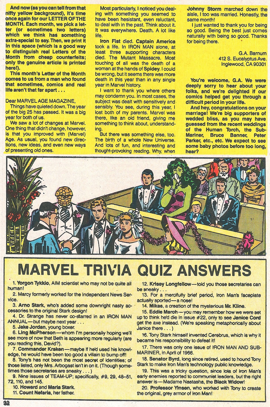 Marvel Age Issue #55 - Page 32