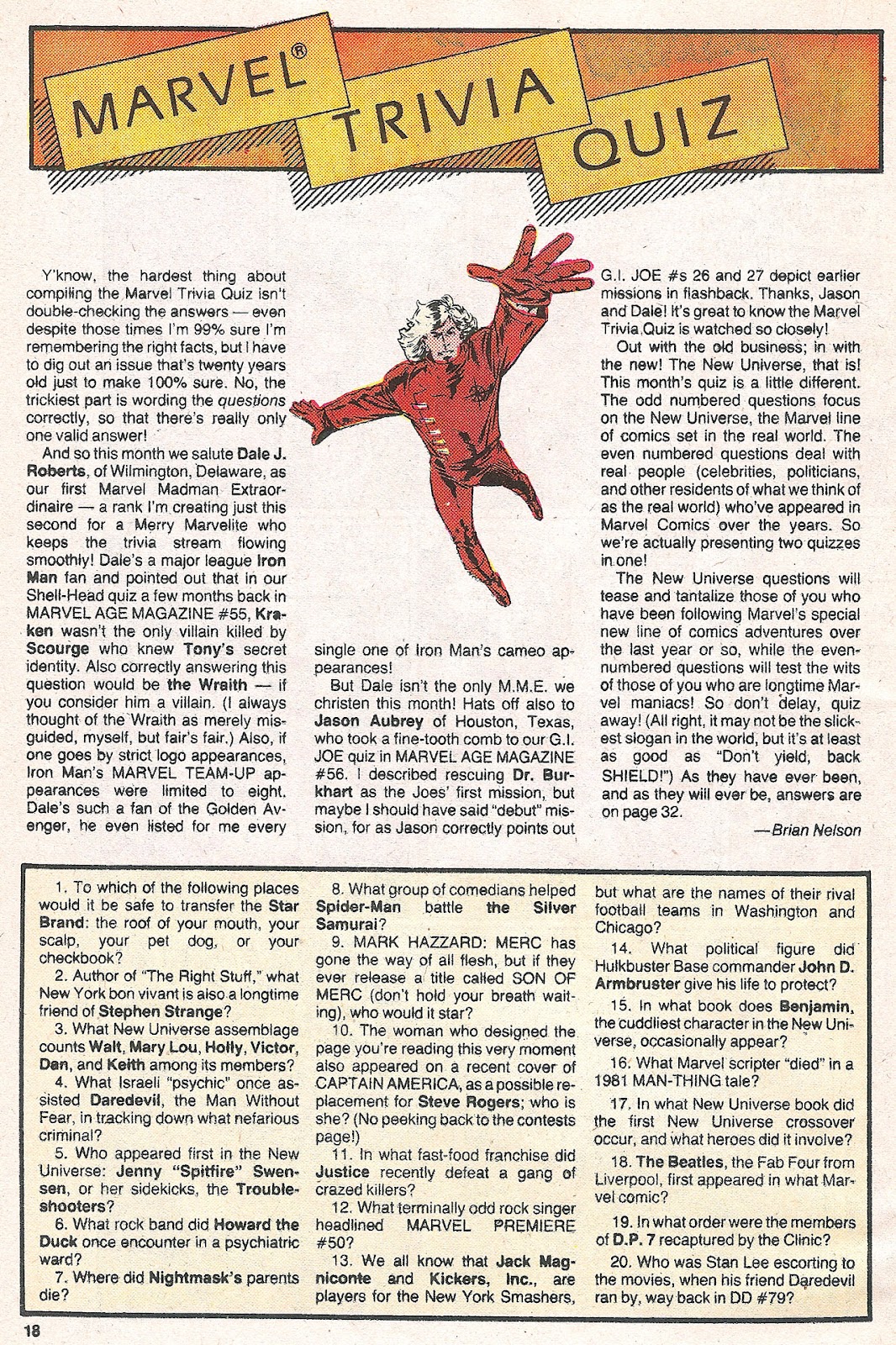 Marvel Age Issue #59 - Page 19