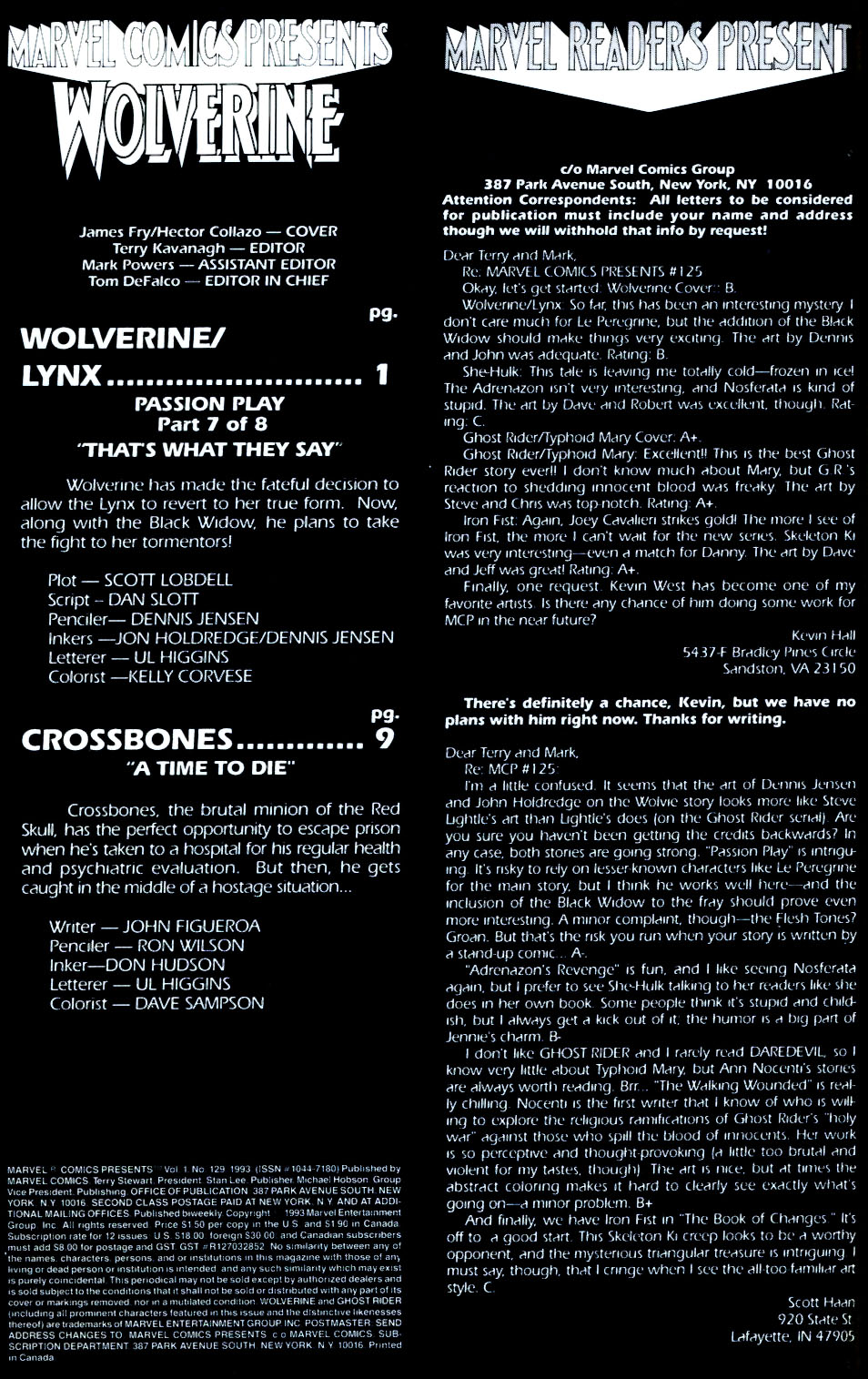 Marvel Comics Presents (1988) Issue #129 - Page 2