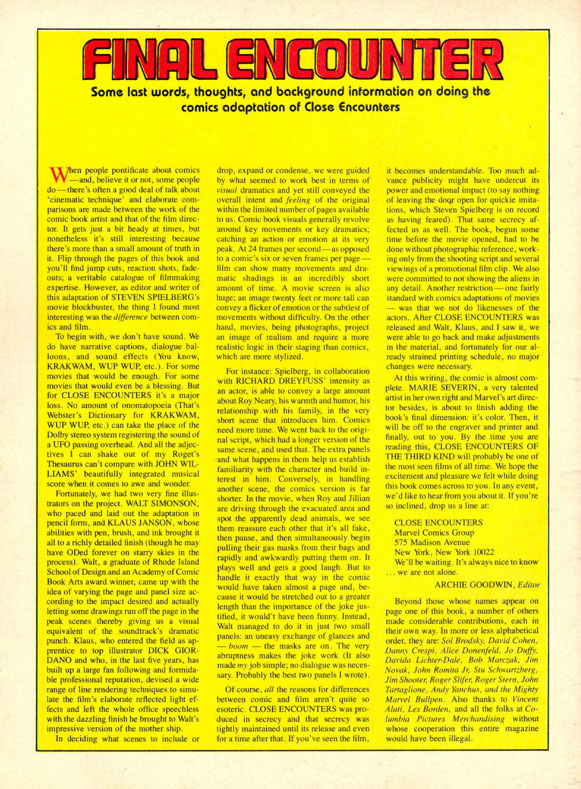 Marvel Comics Super Special Issue #3 - Page 49