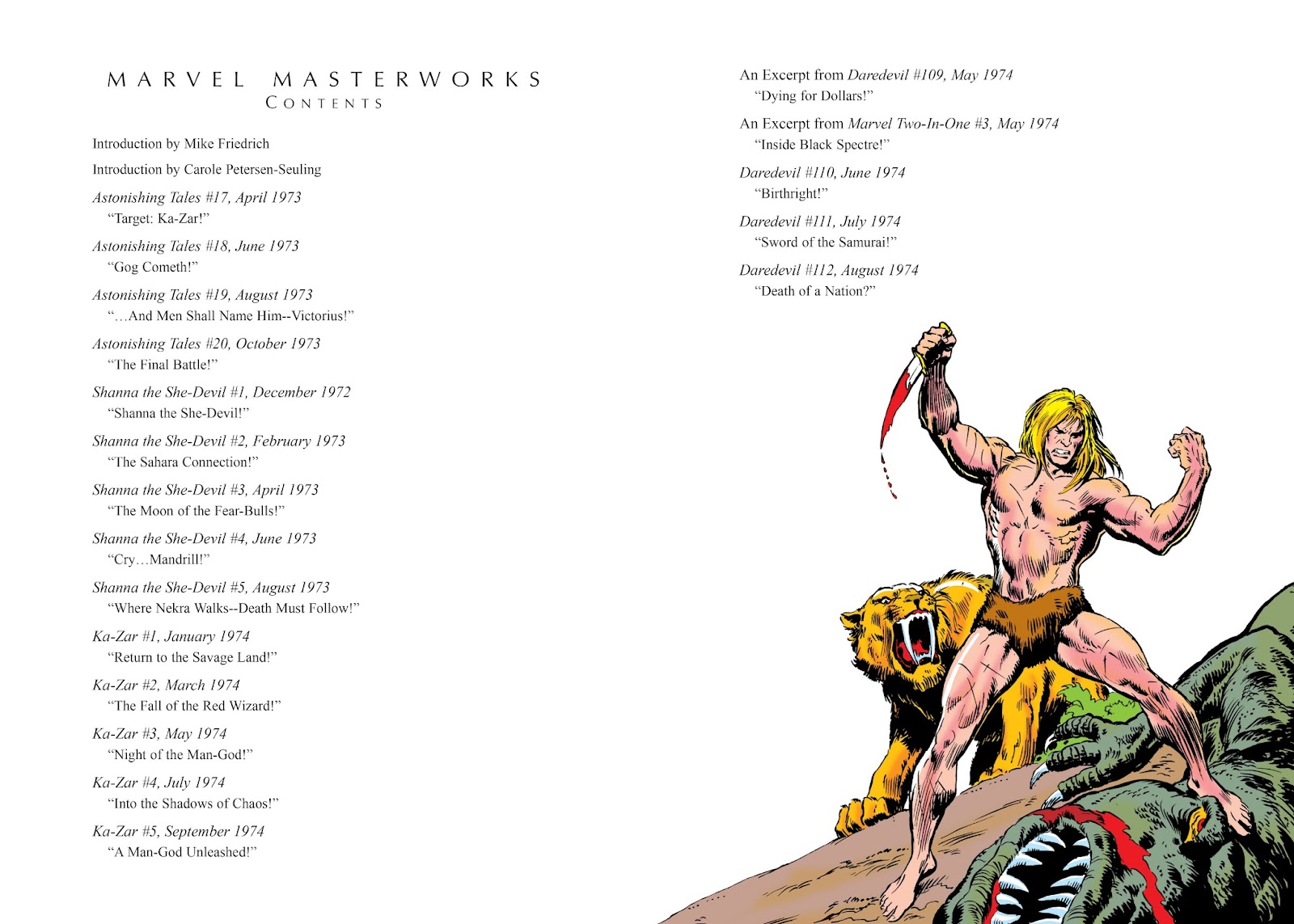 Marvel Masterworks: Ka-Zar TPB 2 (Part 1) - Page 4