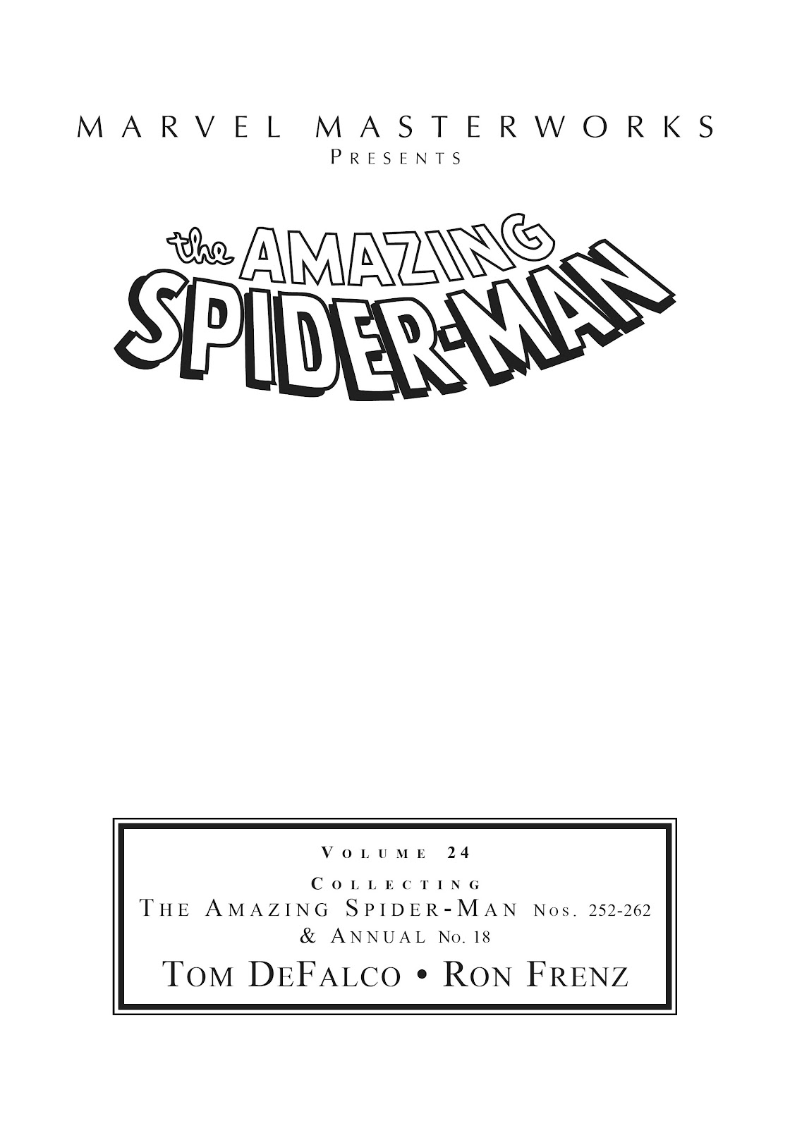 Marvel Masterworks: The Amazing Spider-Man TPB 24 (Part 1) - Page 2