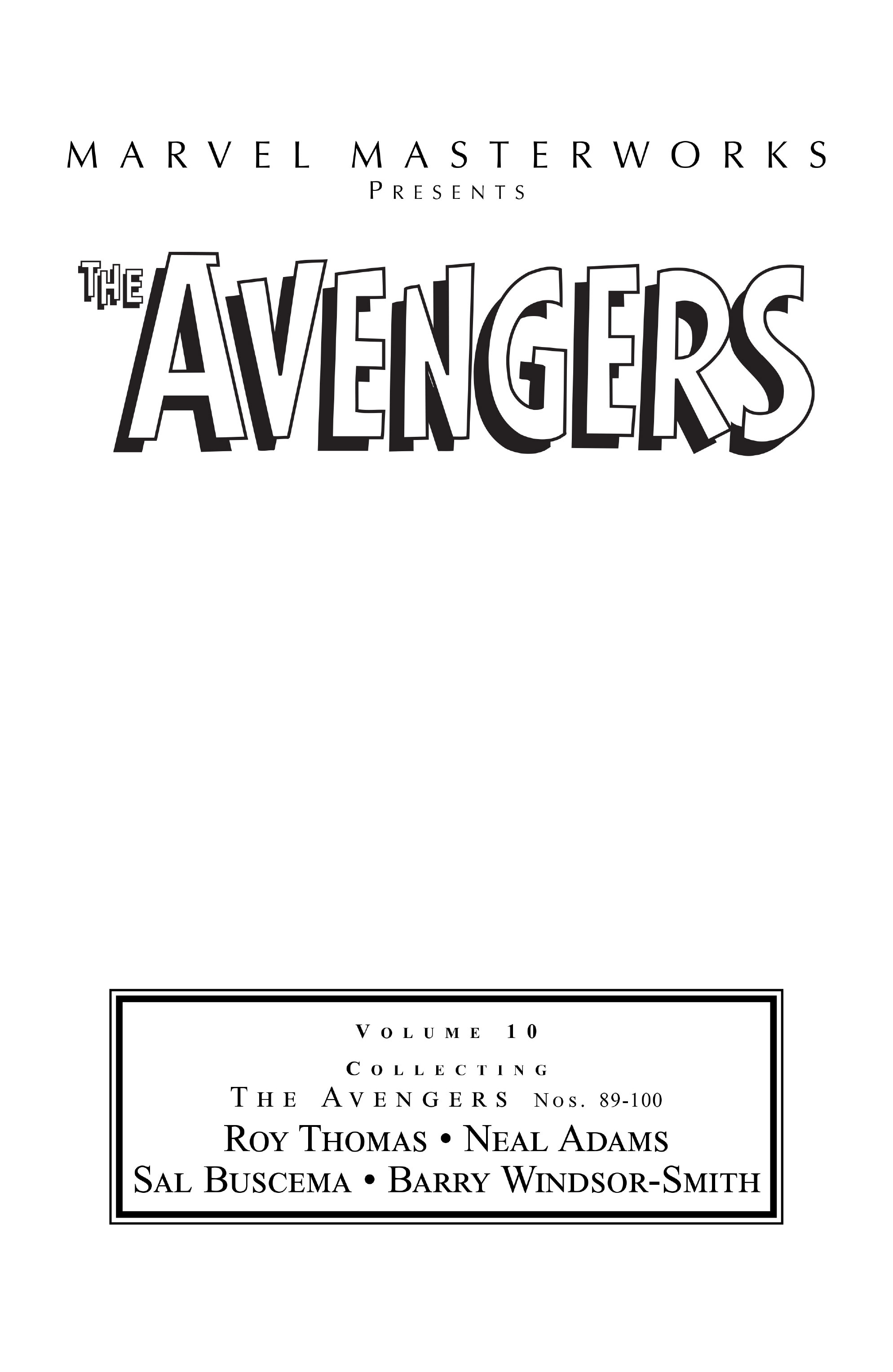 Marvel Masterworks: The Avengers TPB_10_(Part_1) - Page 2