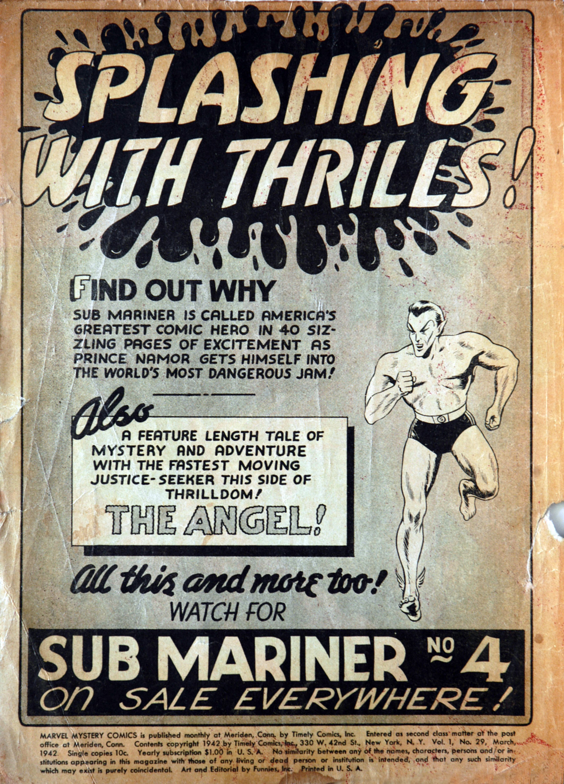 Marvel Mystery Comics (1939) Issue #29 - Page 2