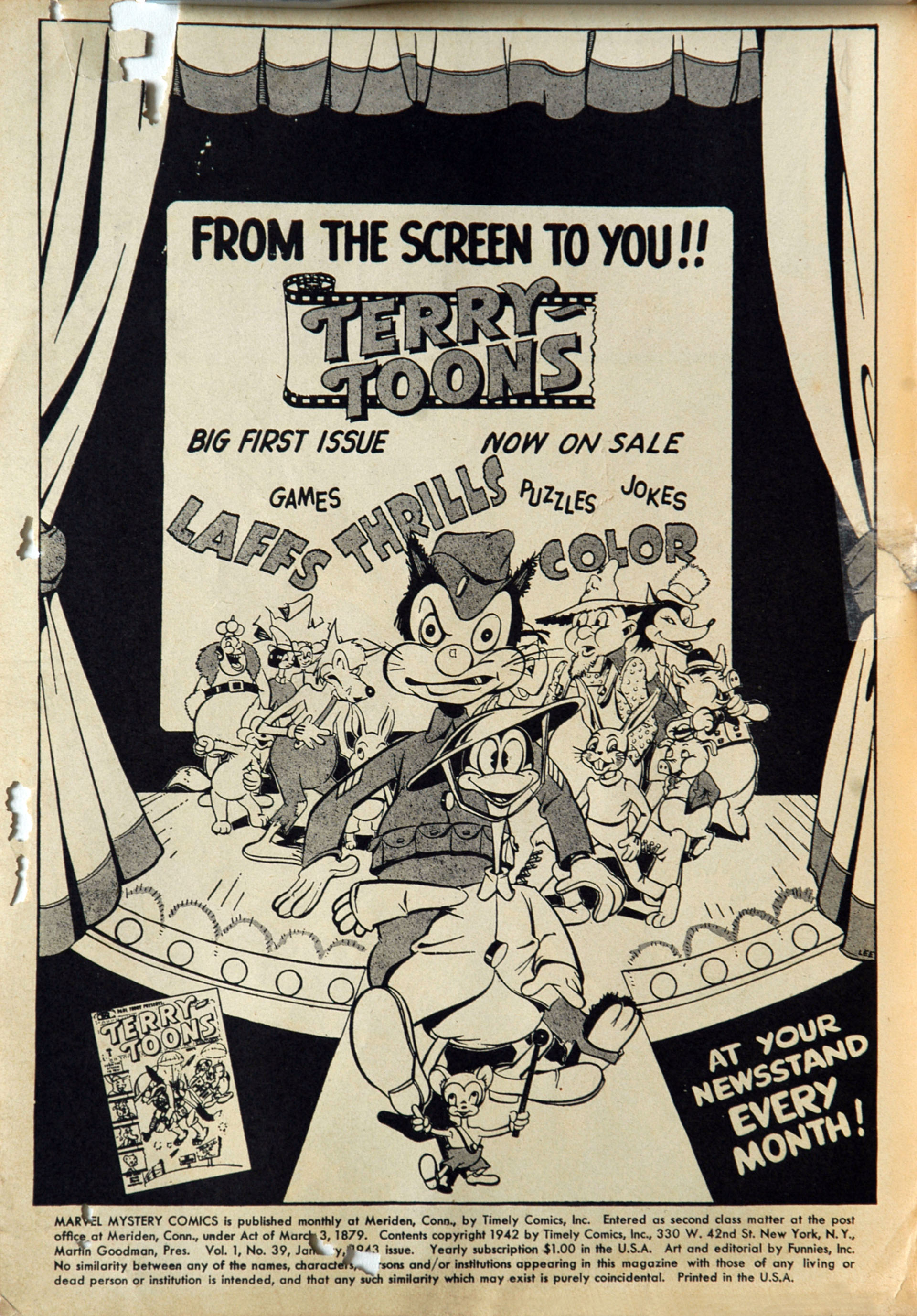 Marvel Mystery Comics (1939) Issue #39 - Page 2