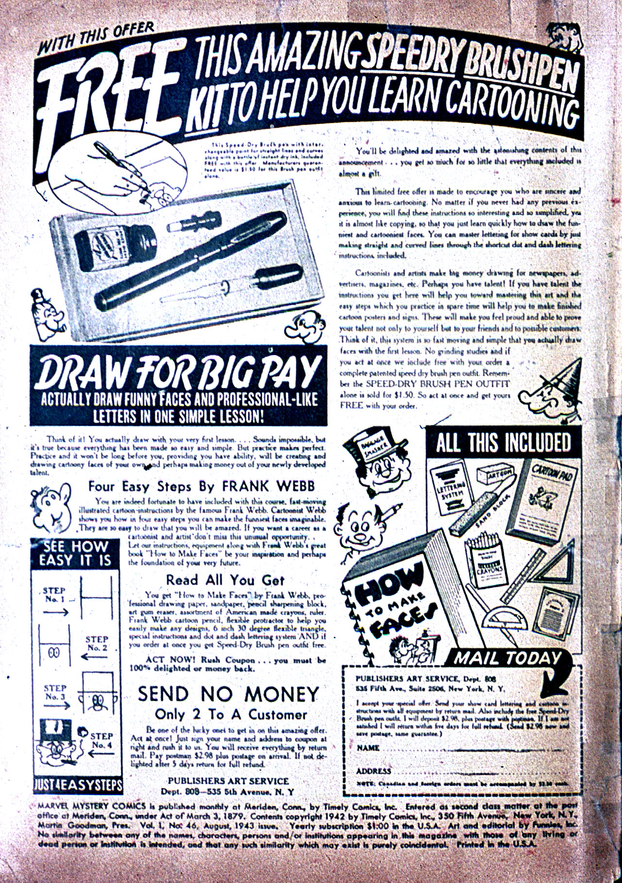 Marvel Mystery Comics (1939) Issue #46 - Page 2