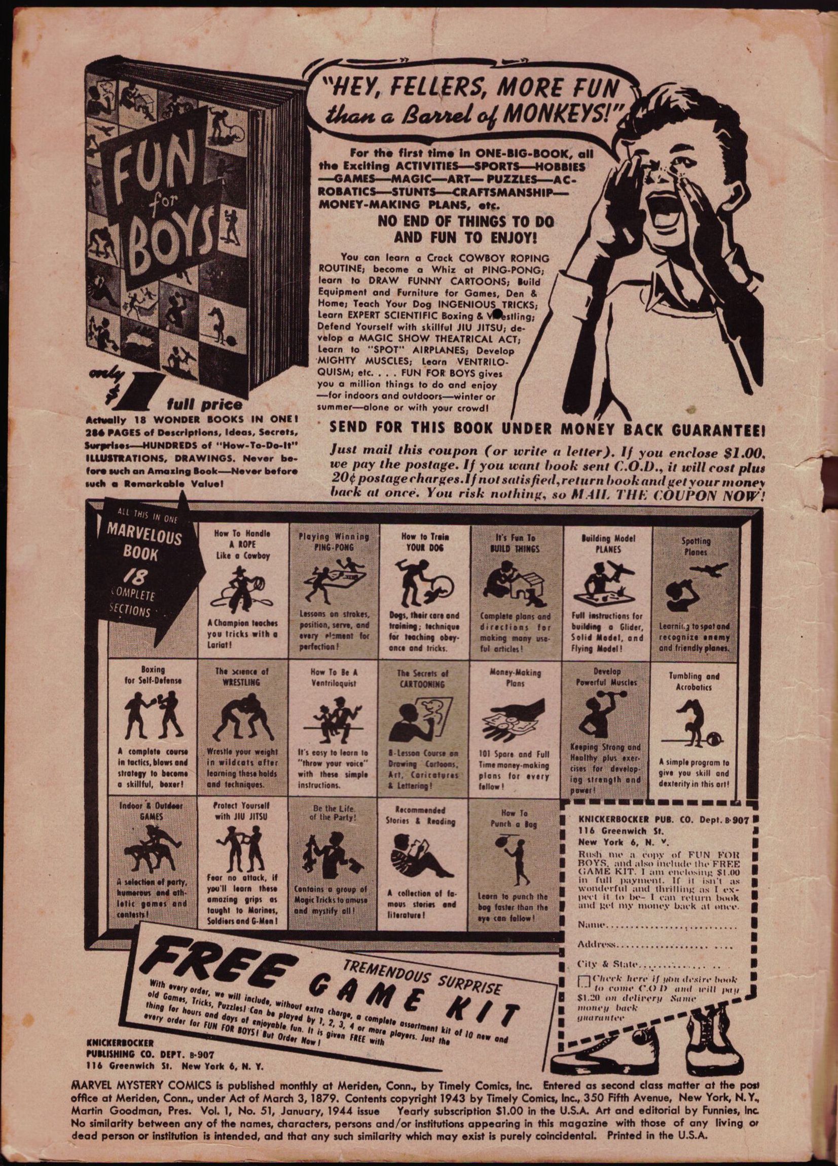 Marvel Mystery Comics (1939) Issue #51 - Page 2