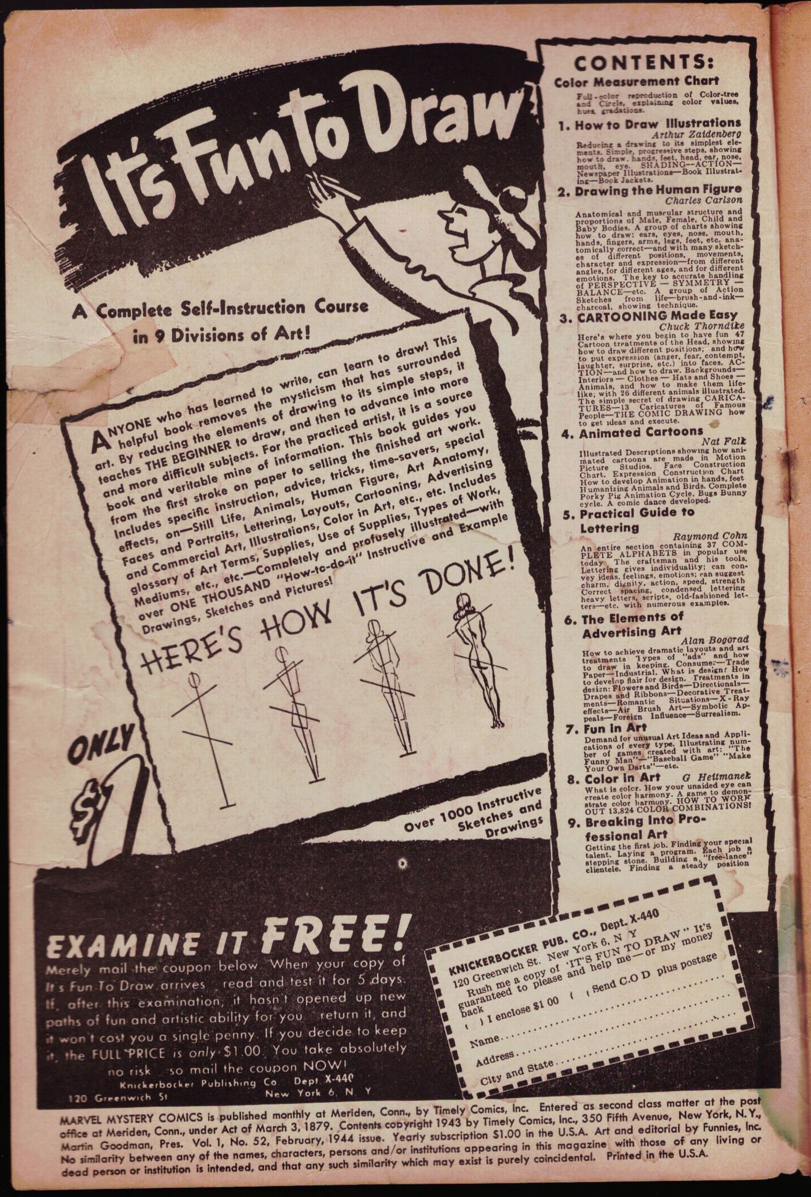 Marvel Mystery Comics (1939) Issue #52 - Page 2