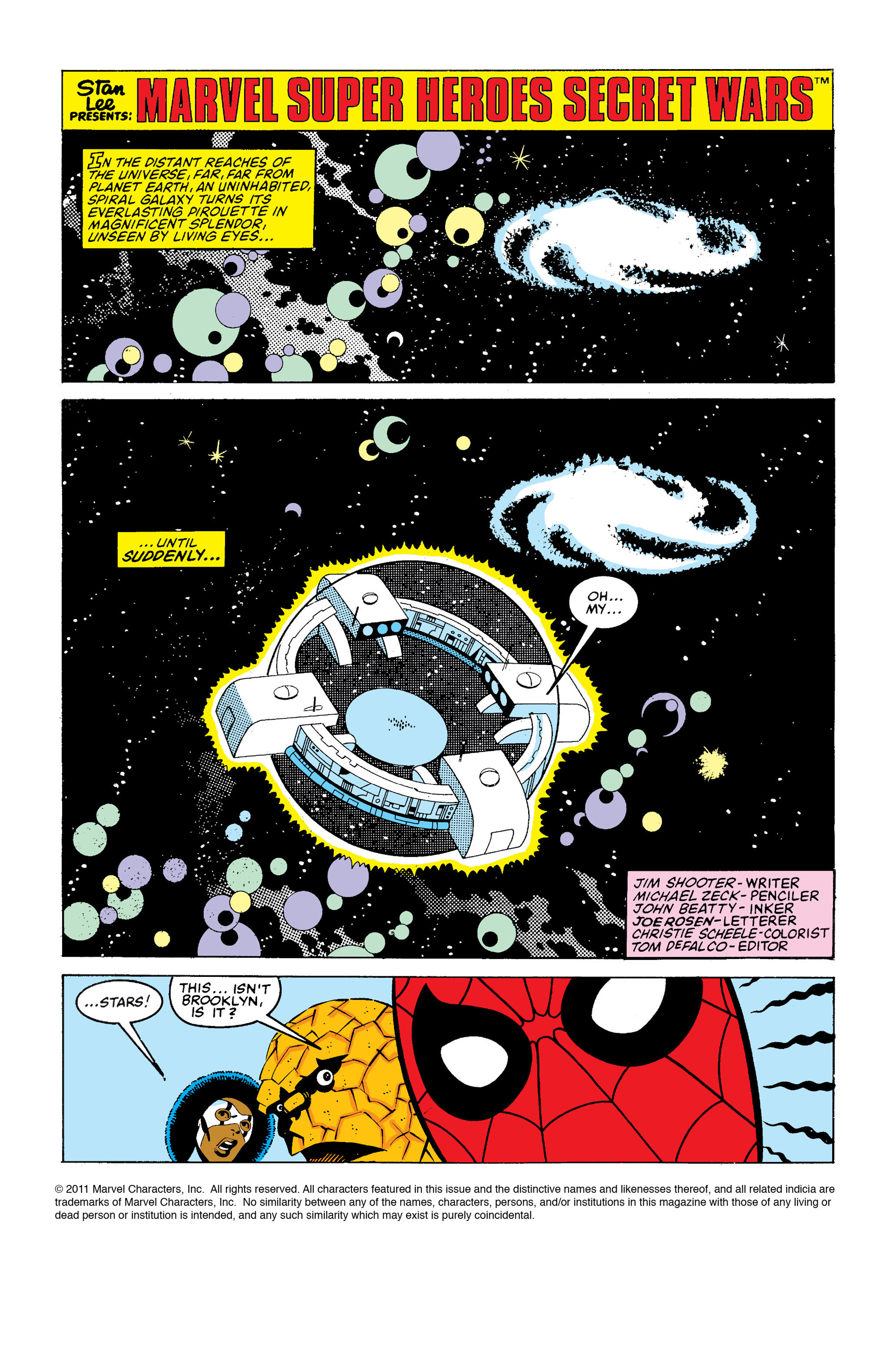 Secret Wars (1985) Issue #1 - Page 2