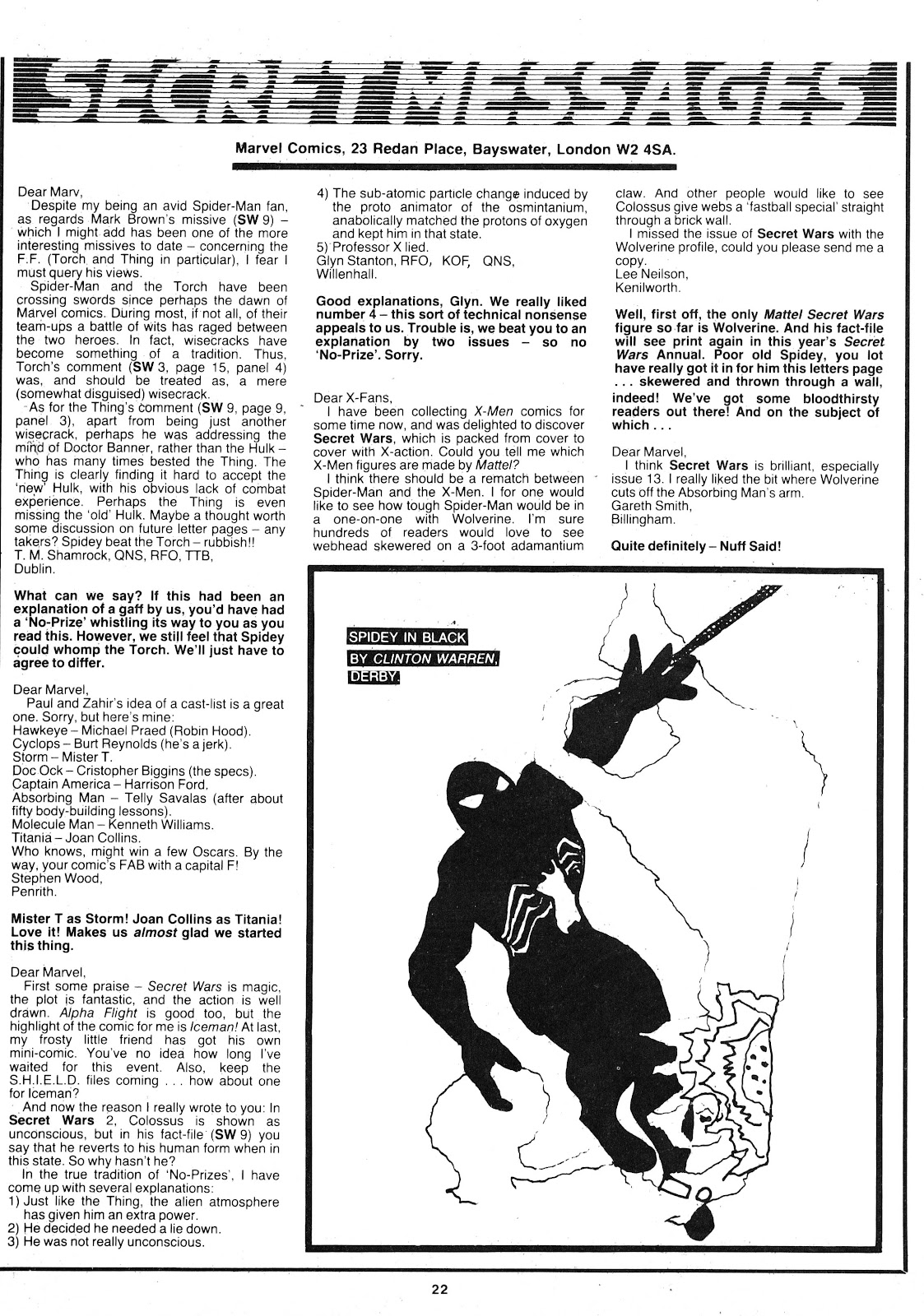 Secret Wars (1985) Issue #17 - Page 22