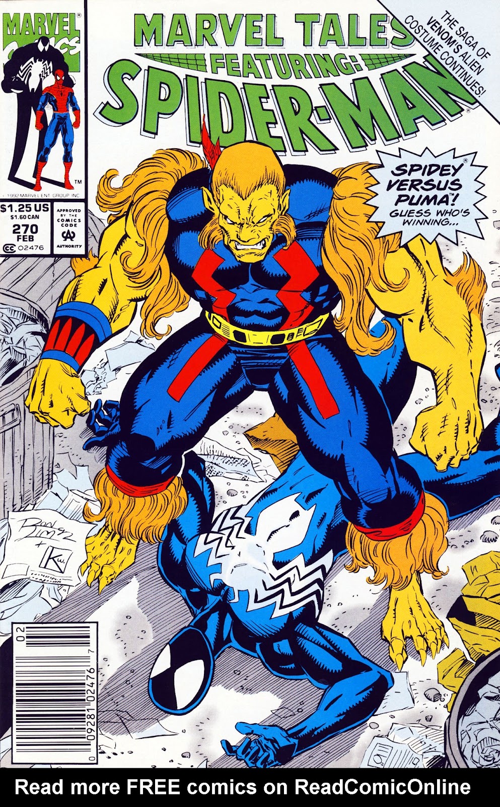 Marvel Tales (1964) Issue #270 - Page 1