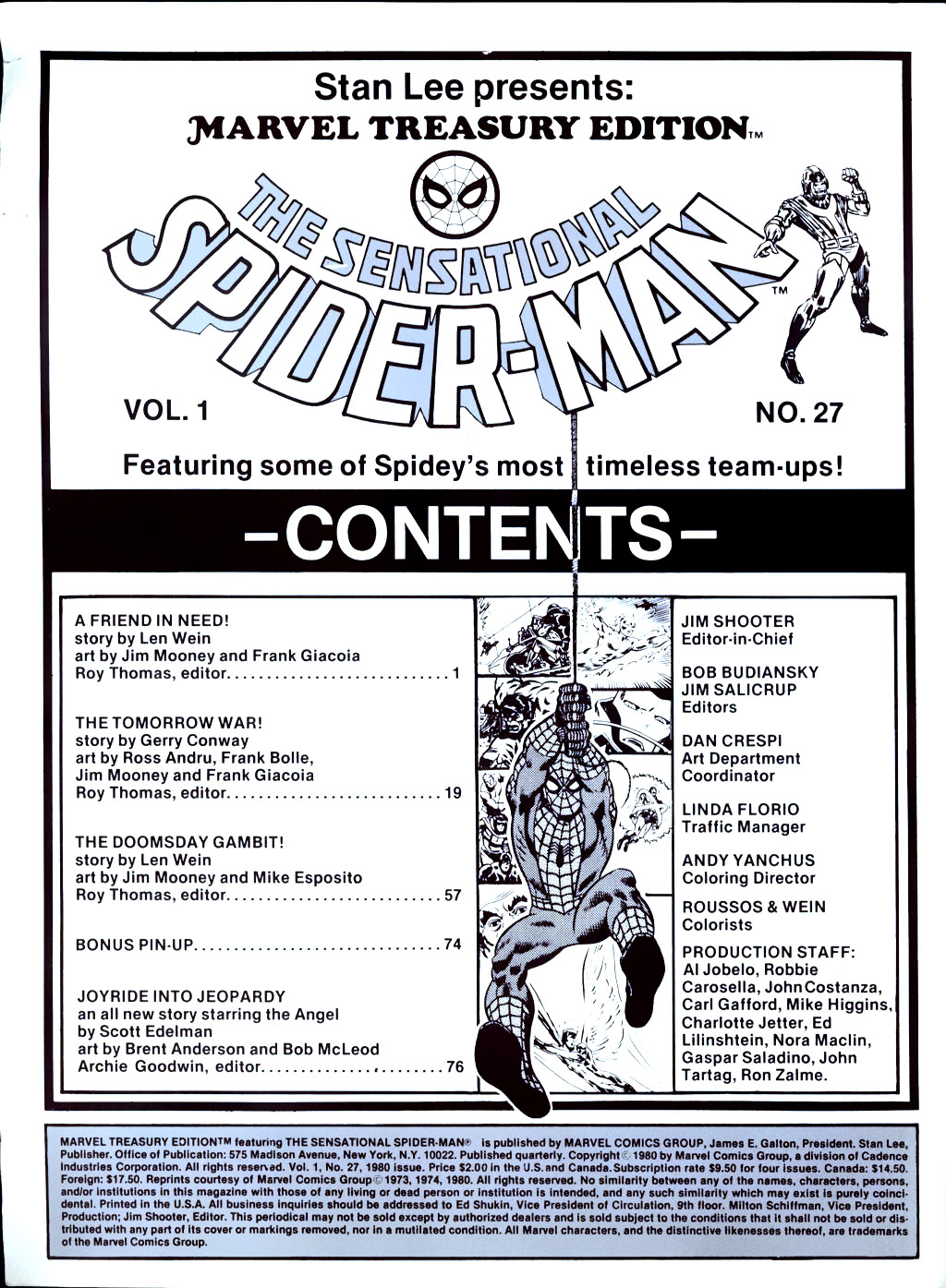 Marvel Treasury Edition Issue #27 - Page 2