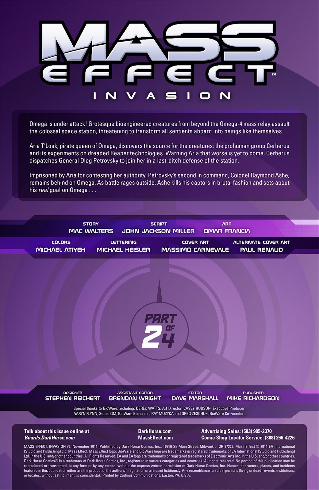 Mass Effect: Invasion Issue #2 - Page 2