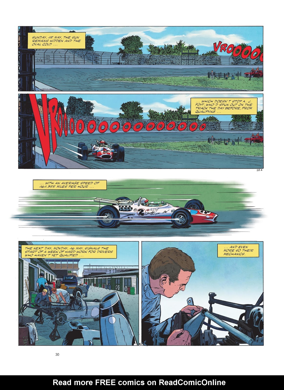 Michel Vaillant: Legendary Races: In the Hell of Indianapolis Issue #1 - Page 32
