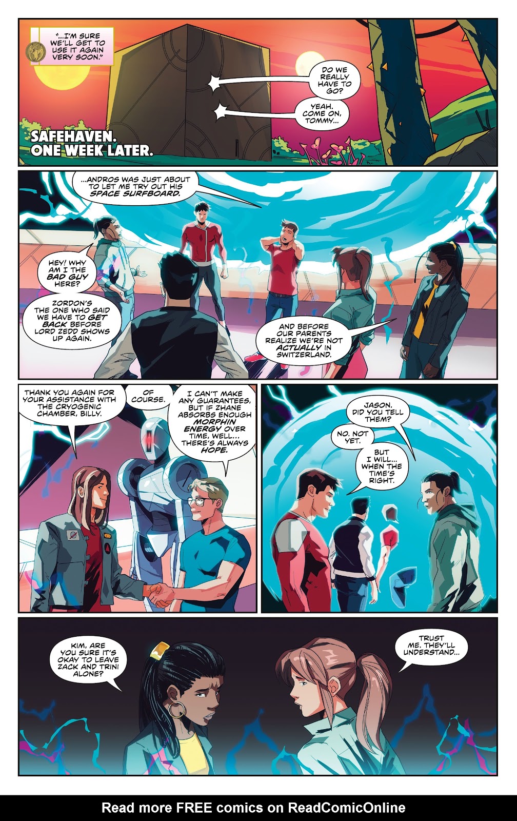 Mighty Morphin Power Rangers Issue #100 - Page 36