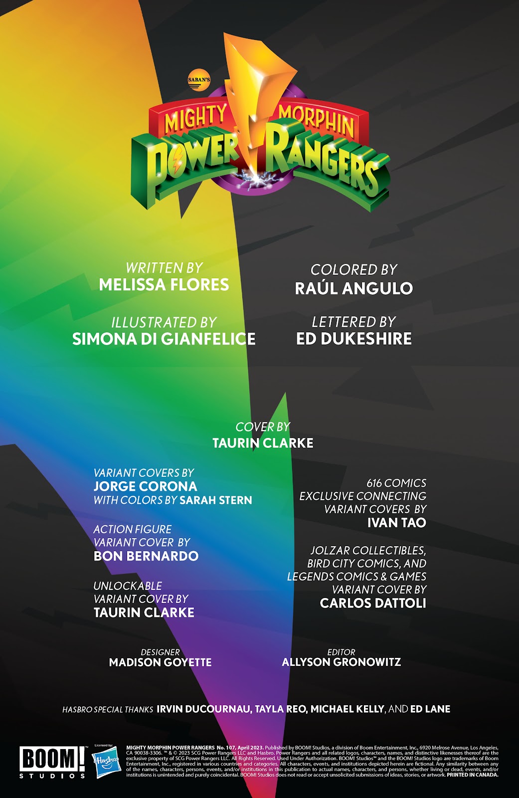 Mighty Morphin Power Rangers Issue #107 - Page 2