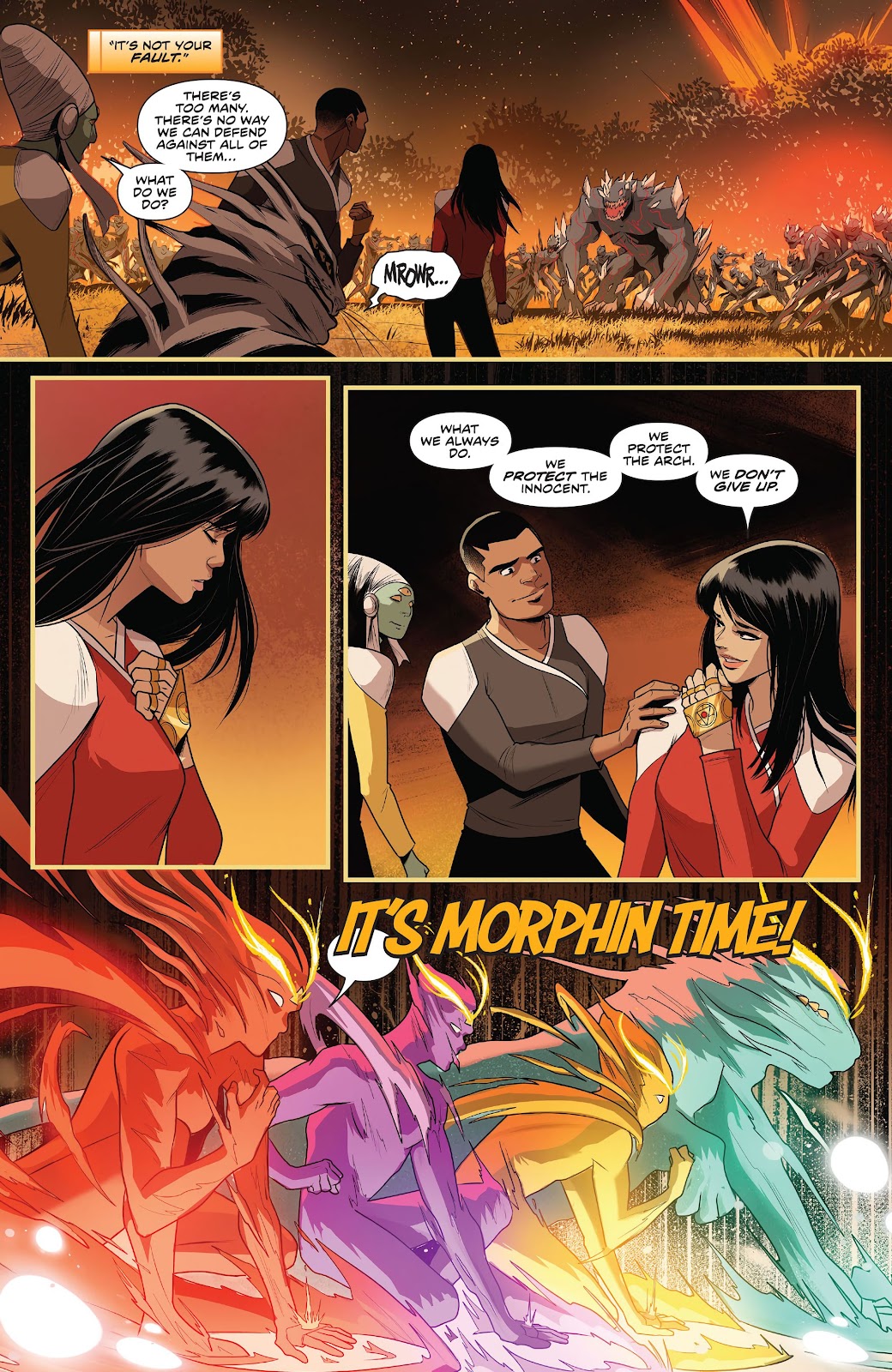 Mighty Morphin Power Rangers Issue #110 - Page 17