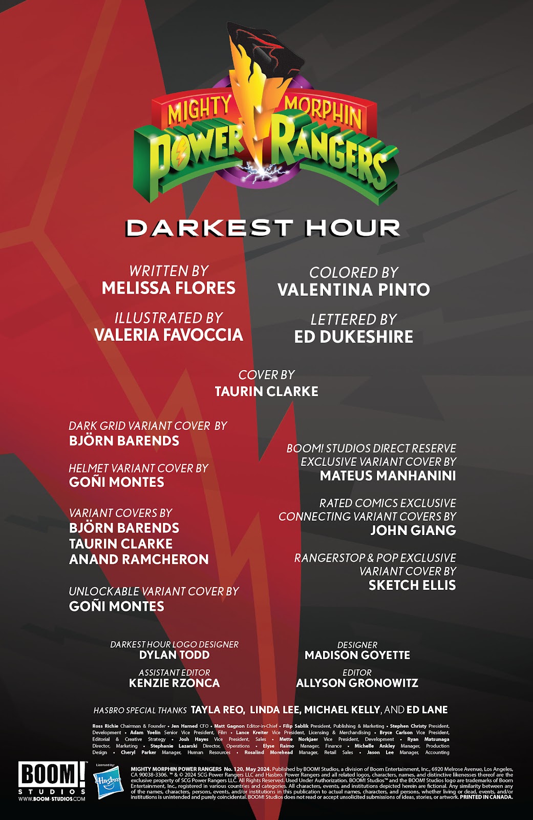Mighty Morphin Power Rangers Issue #120 - Page 2