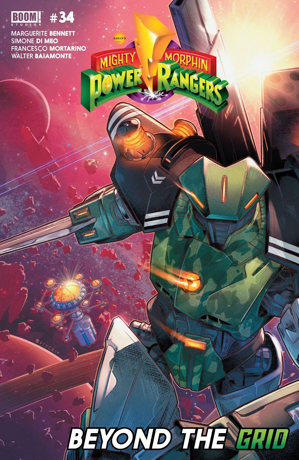 Mighty Morphin Power Rangers Issue #34 - Page 1