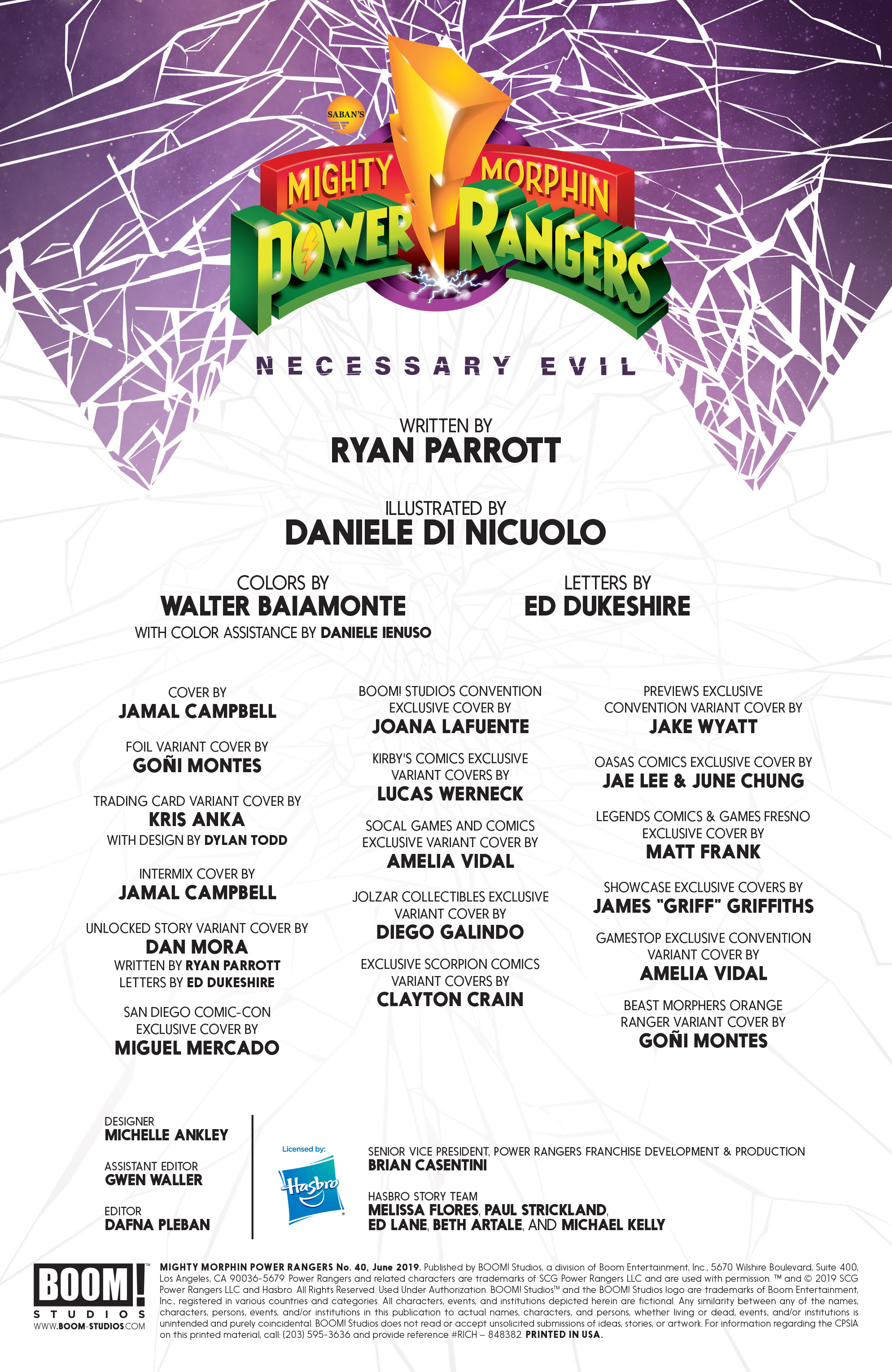 Mighty Morphin Power Rangers Issue #40 - Page 2