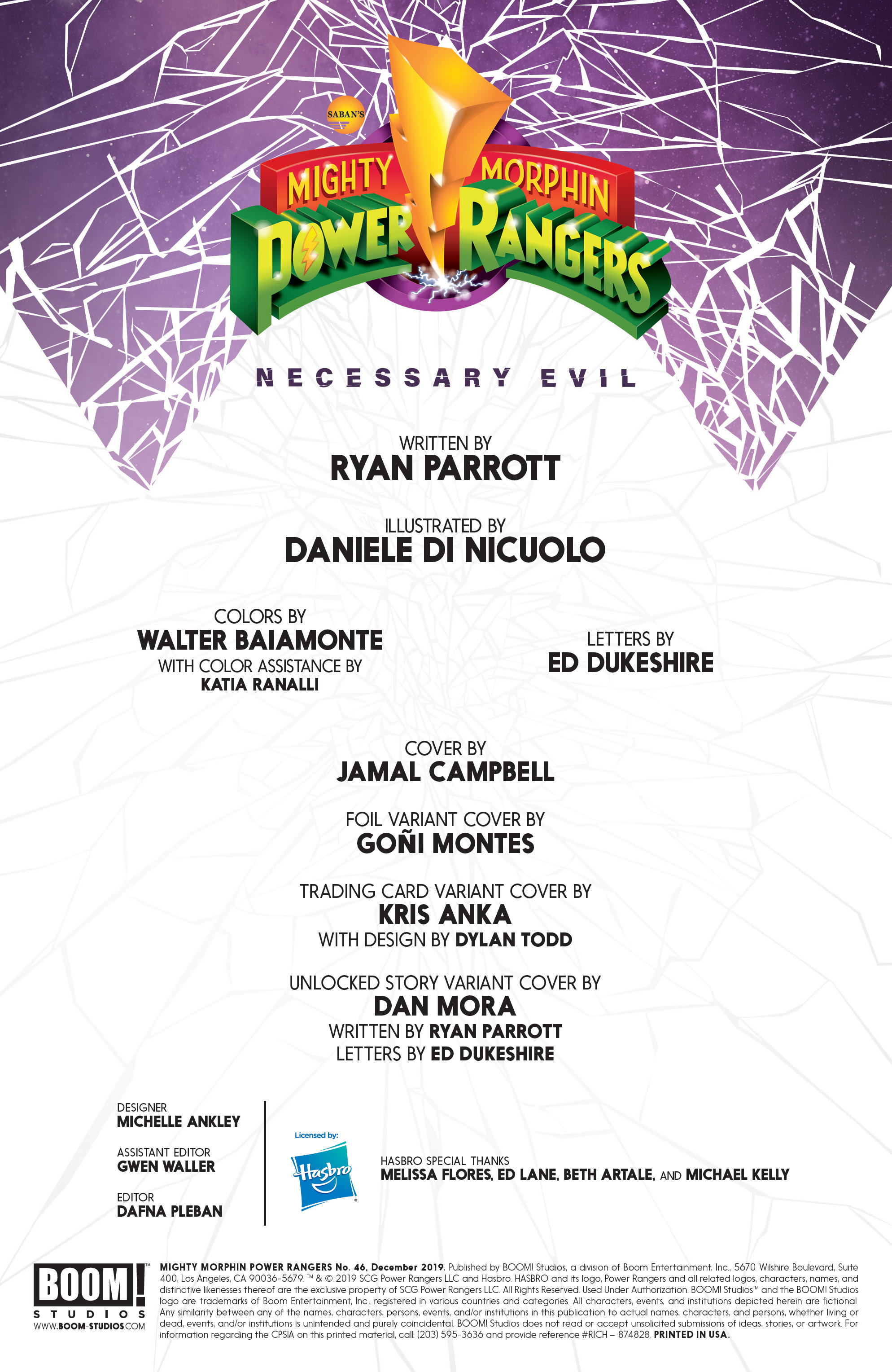 Mighty Morphin Power Rangers Issue #46 - Page 2