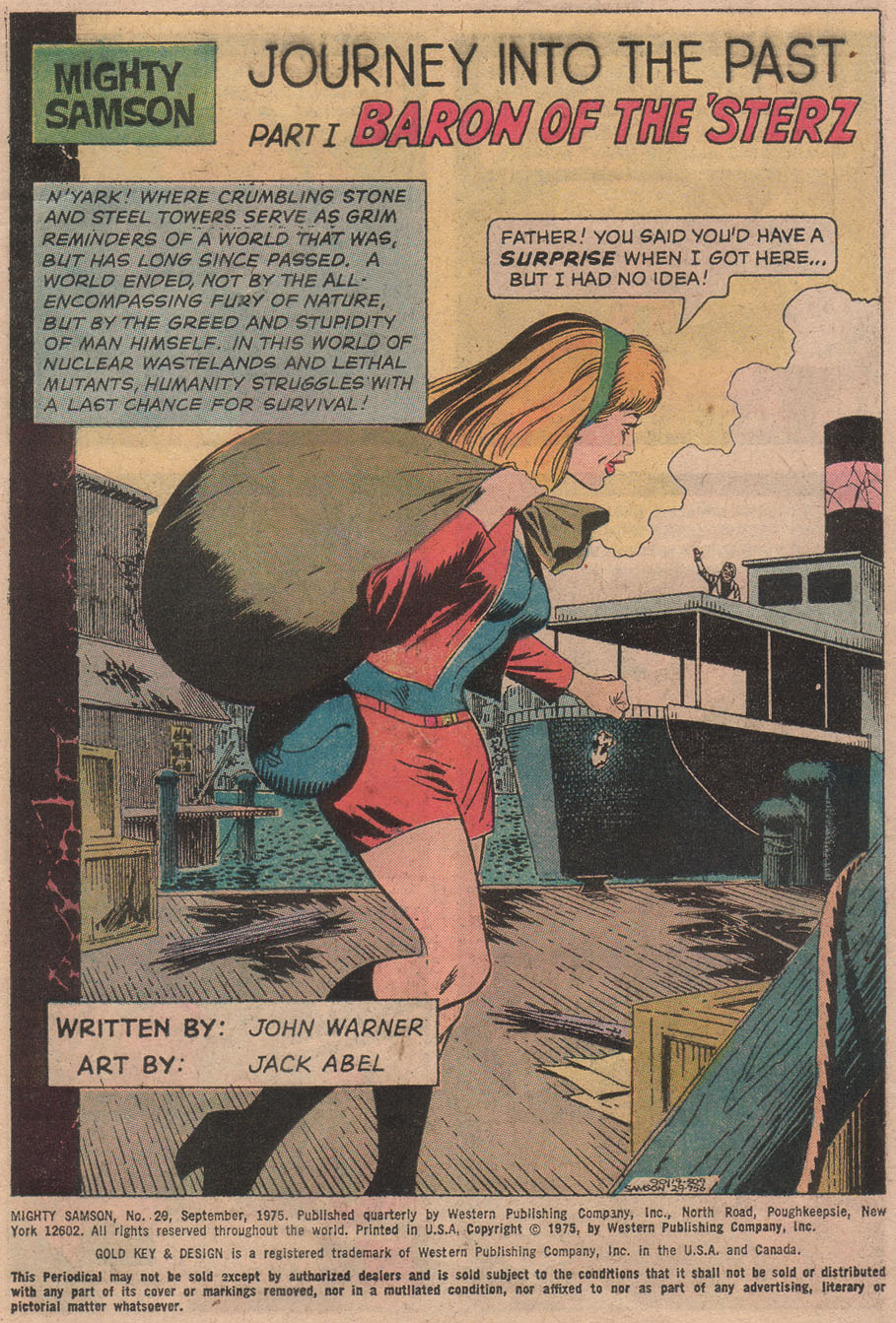 Mighty Samson (1964) Issue #29 - Page 3