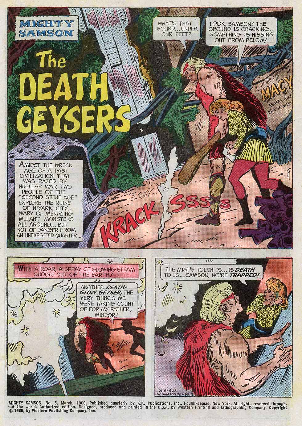Mighty Samson (1964) Issue #5 - Page 3