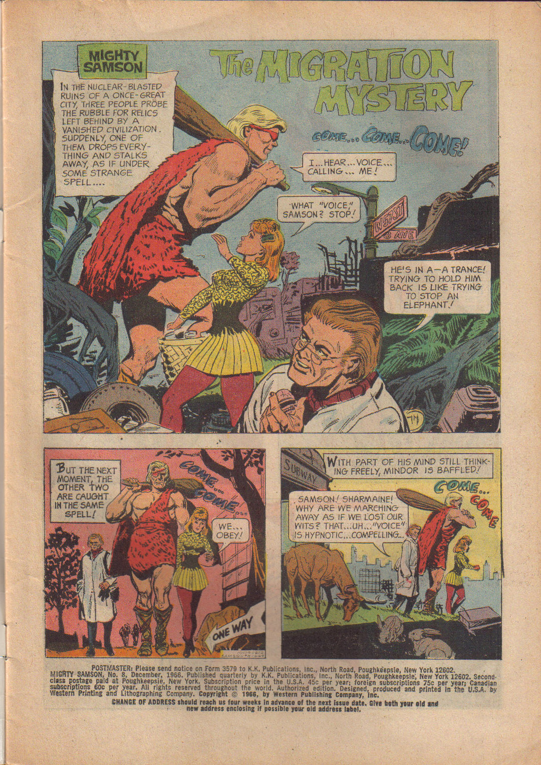 Mighty Samson (1964) Issue #8 - Page 3