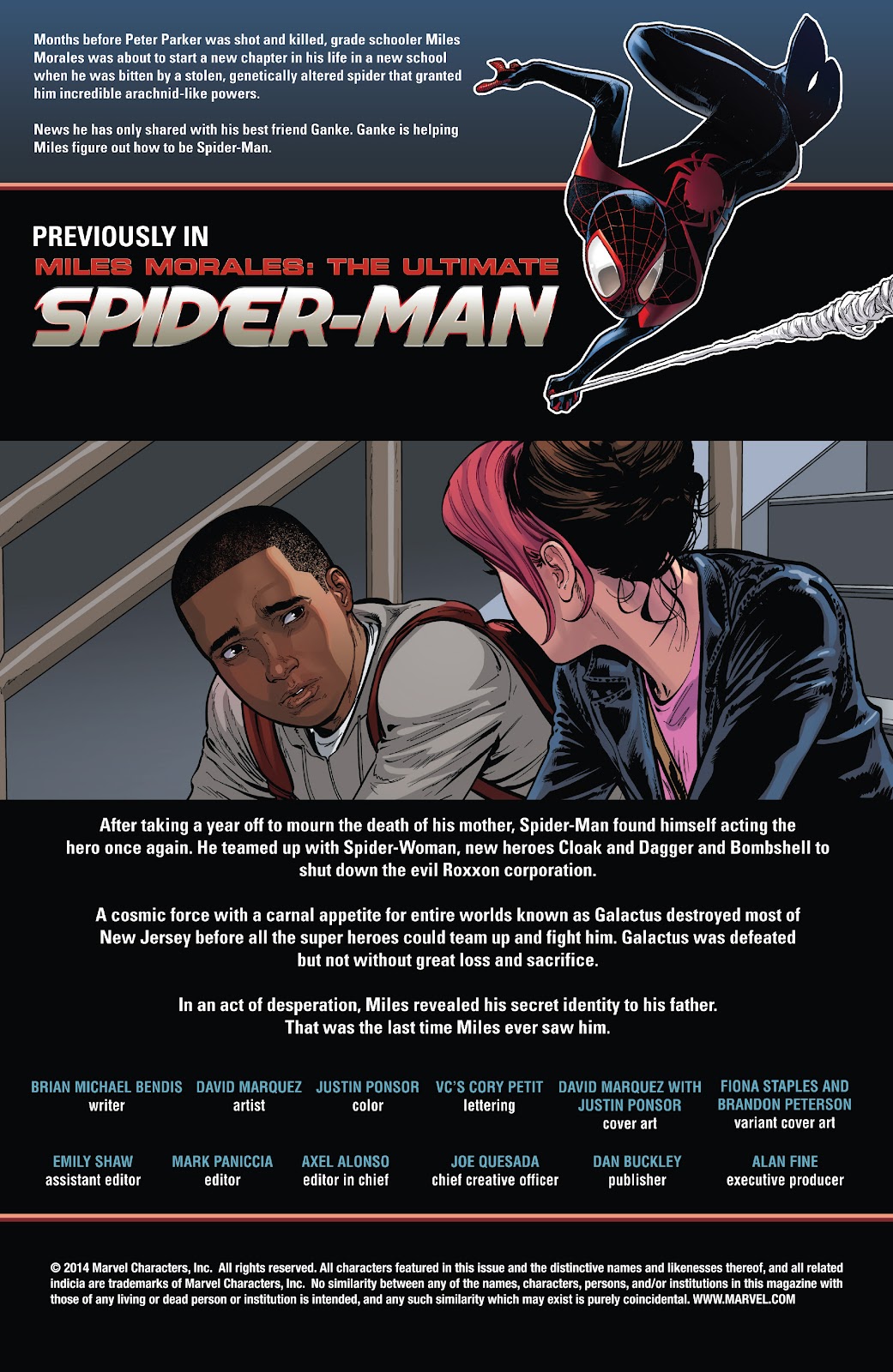 Miles Morales - Ultimate Spider-Man Issue #1 - Page 2