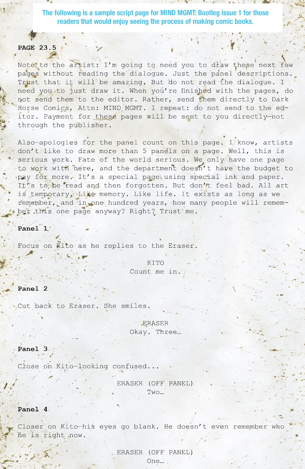 Mind MGMT: Bootleg Issue #1 - Page 27